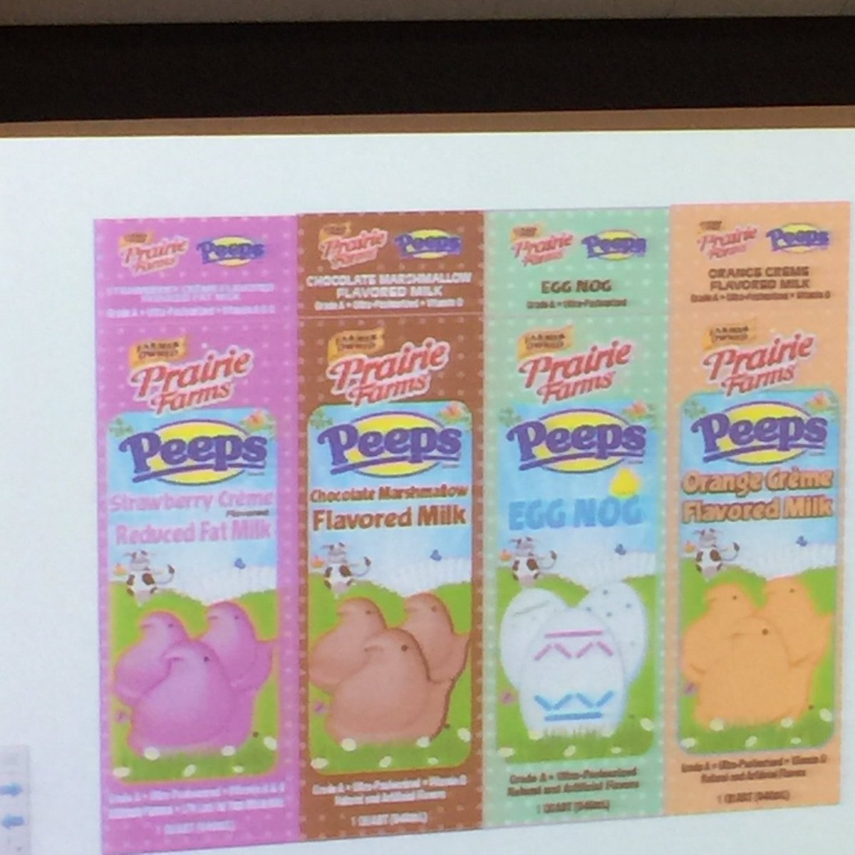 Yvete_Minor's tweet photo. #INTEGRATE16 _7 million impressions from this partnership. Peeps and milk went viral! https://t.co/6bm0wqSNeV