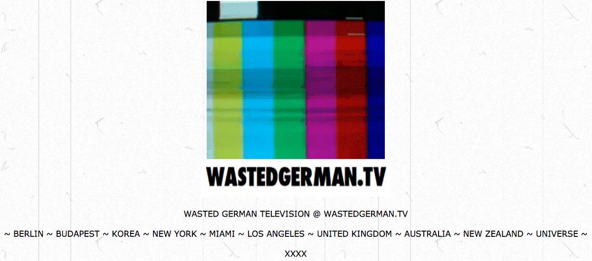 WastedGermanTV tweet media