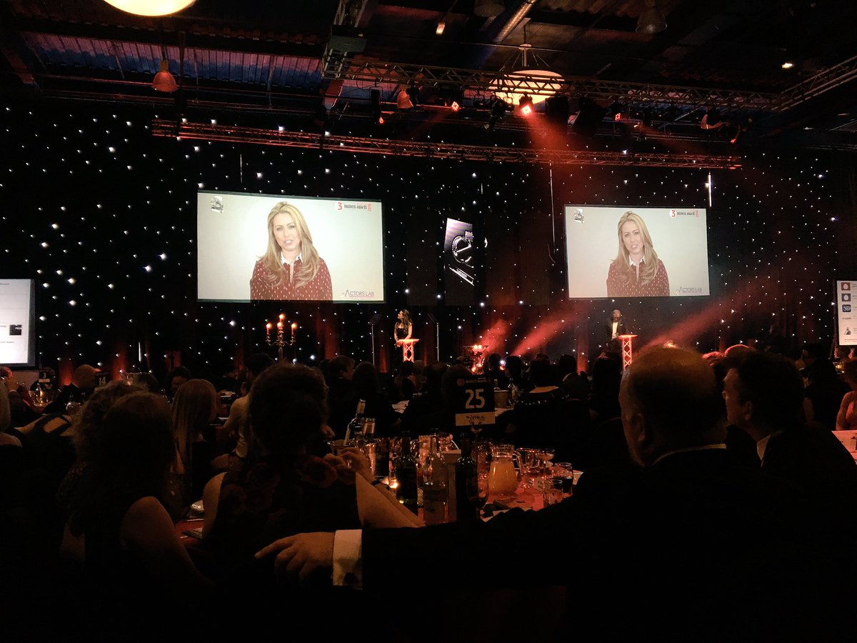 The_Actors_Lab's tweet photo. Lovely seeing @EmilyFleeshman talking about #TheActorsLab at the @E3Awards night #E3Awards16 #Proud #Growth https://t.co/K9VPsenrbF