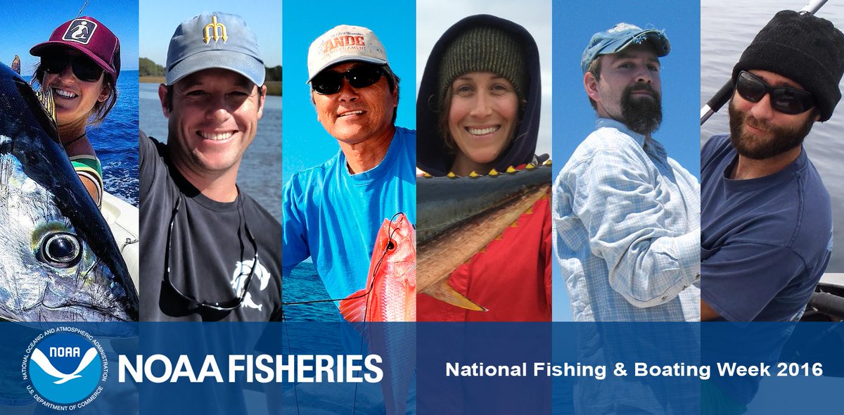 NOAAFisheries's tweet photo. Celebrate Nat'l Fishing &amp; Boating Week w/ NOAA Fisheries &amp; 11 million rec. fishermen/boaters https://t.co/IWVKS8ynSy https://t.co/t7uhC4N1V4