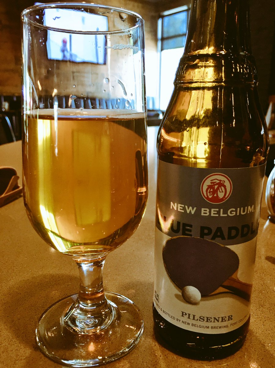 HorizonKyle's tweet photo. Pre-Beerfest beers @RevolutionYEG get yourself a @newbelgium #BluePaddle #Pilsner before its all gone! Bottles only! https://t.co/6D37Hna5VM