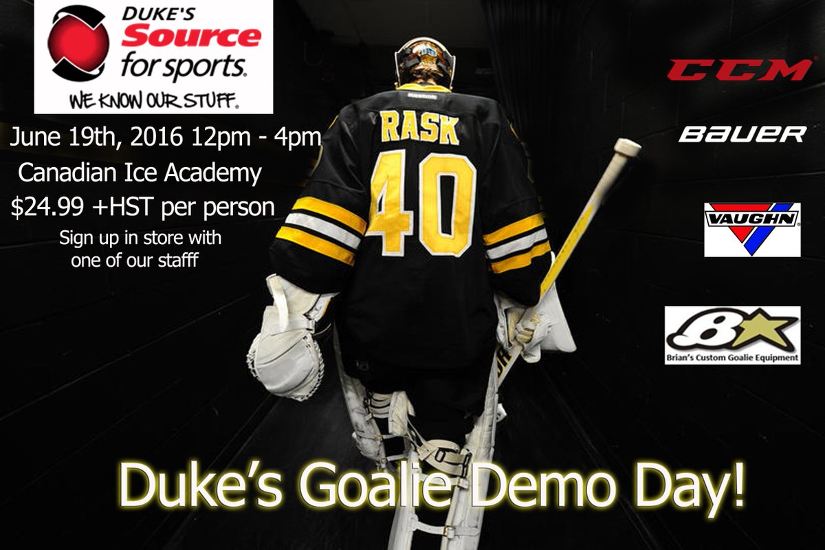 DukesSource's tweet image. #DukesDemoDay Still spots left to try out the latest gear from Bauer, Brian&apos;s, CCM &amp;amp; Vaughn!
