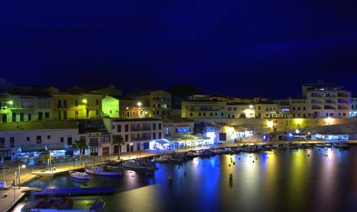 Two views of a fishing village called Cales Fons Menorca by Rosemary Garland. ht.ly/HZdJ300FSH8