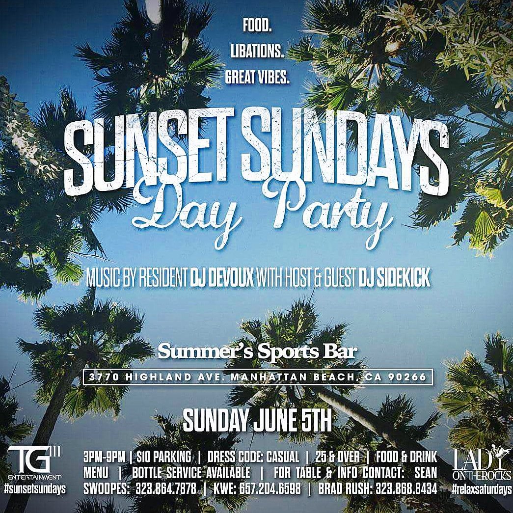 Kwe_007's tweet photo. 6/5/16 #SunsetSundays #DayParty n #ManhattanBeach. #Soulmusic by @Dj_sidekick #DjDeVoux. Much luv #LaHipHopEvents https://t.co/RVUPa7duB5
