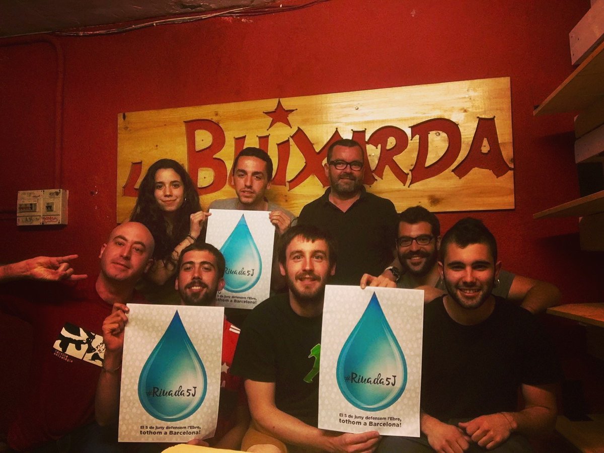 Des de la Buixarda, tot el suport a la manifestació en defensa del riu Ebre de diumenge a Barcelona! #riuada5j <a href="/PDE/">Defensa de l'Ebre</a>
