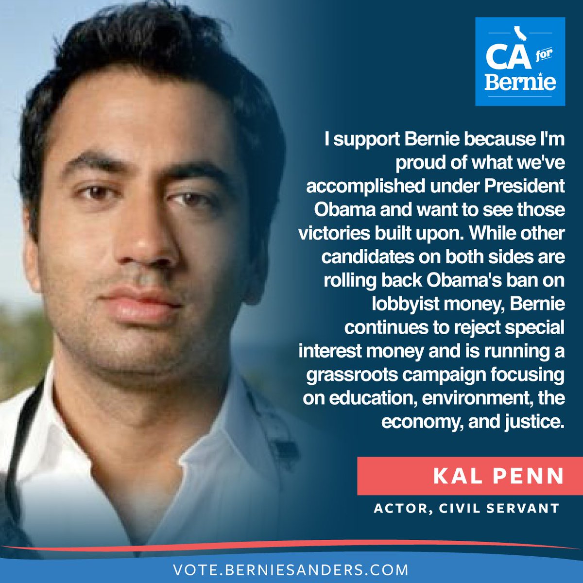 kalpenn's tweet photo. Good luck in Tuesday's California Primary, @BernieSanders! #FeelTheBern 
Volunteer: https://t.co/ZiAzx8N3F9 https://t.co/pmcUxMW1NK