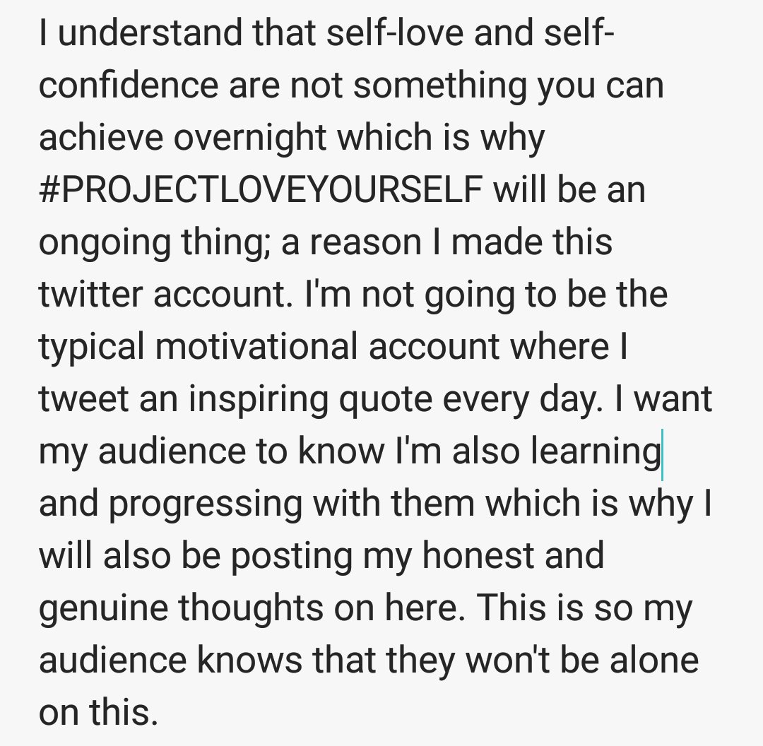 PROJECTLOVEYOU1's tweet photo. How #PROJECTLOVEYOURSELF is going to work (on twitter): https://t.co/oaS5l2OqgT