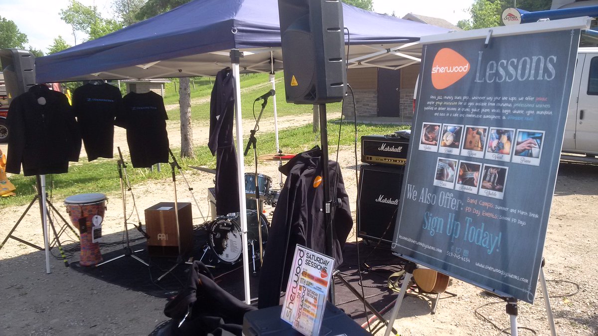 seangilders's tweet photo. . @SherwoodSys is out @schoolsoutkw @Chicopee_Resort, pop by and give an instrument a try for a good cause @snapdKW https://t.co/ijCnvRDJ37