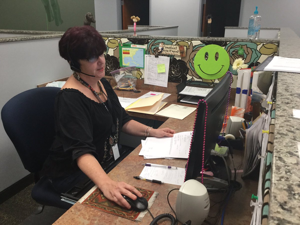BrandonSERVPRO's tweet photo. How can I chat when the office staff is always on the phone?! #SERVPROLife #ChattyCindy #WhereIsSusan?? https://t.co/Q40SlhLZJM