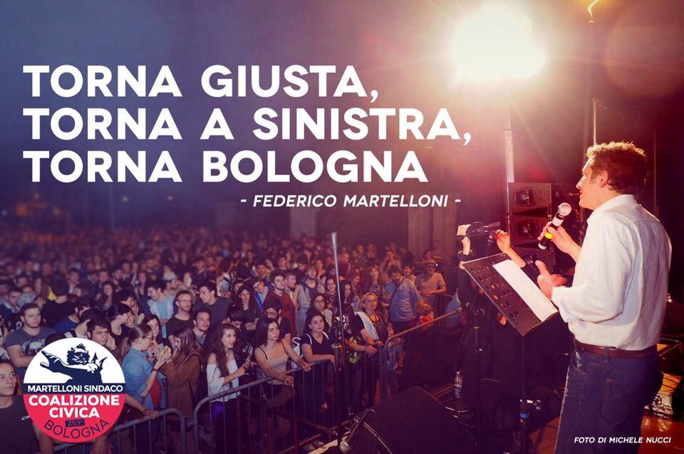 #tornabologna campagna elettorale straordinaria per cambiare Bologna facebook.com/federicomartel…
#amministrative2016
