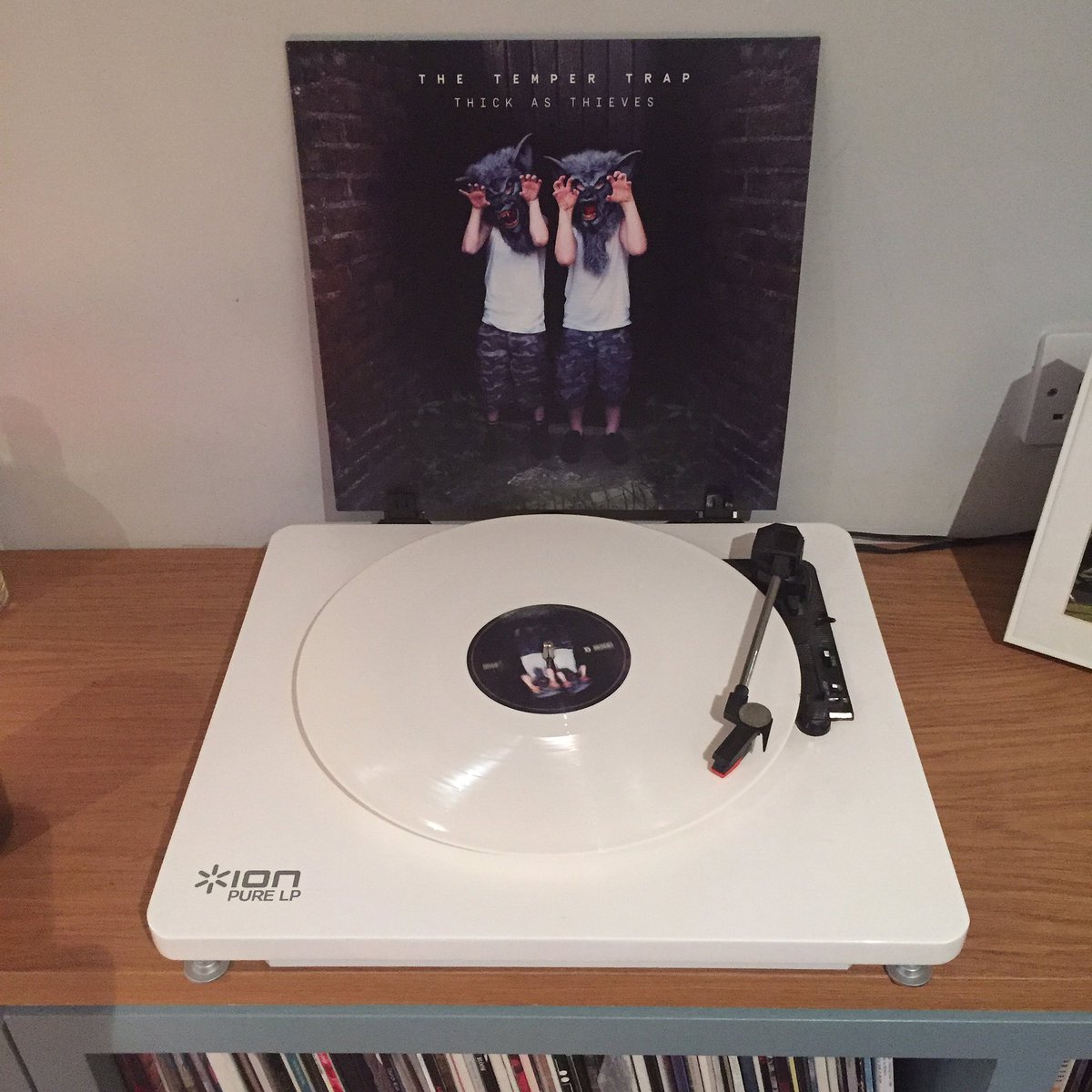 Givin the album a test spin. 1 week to go peeps!