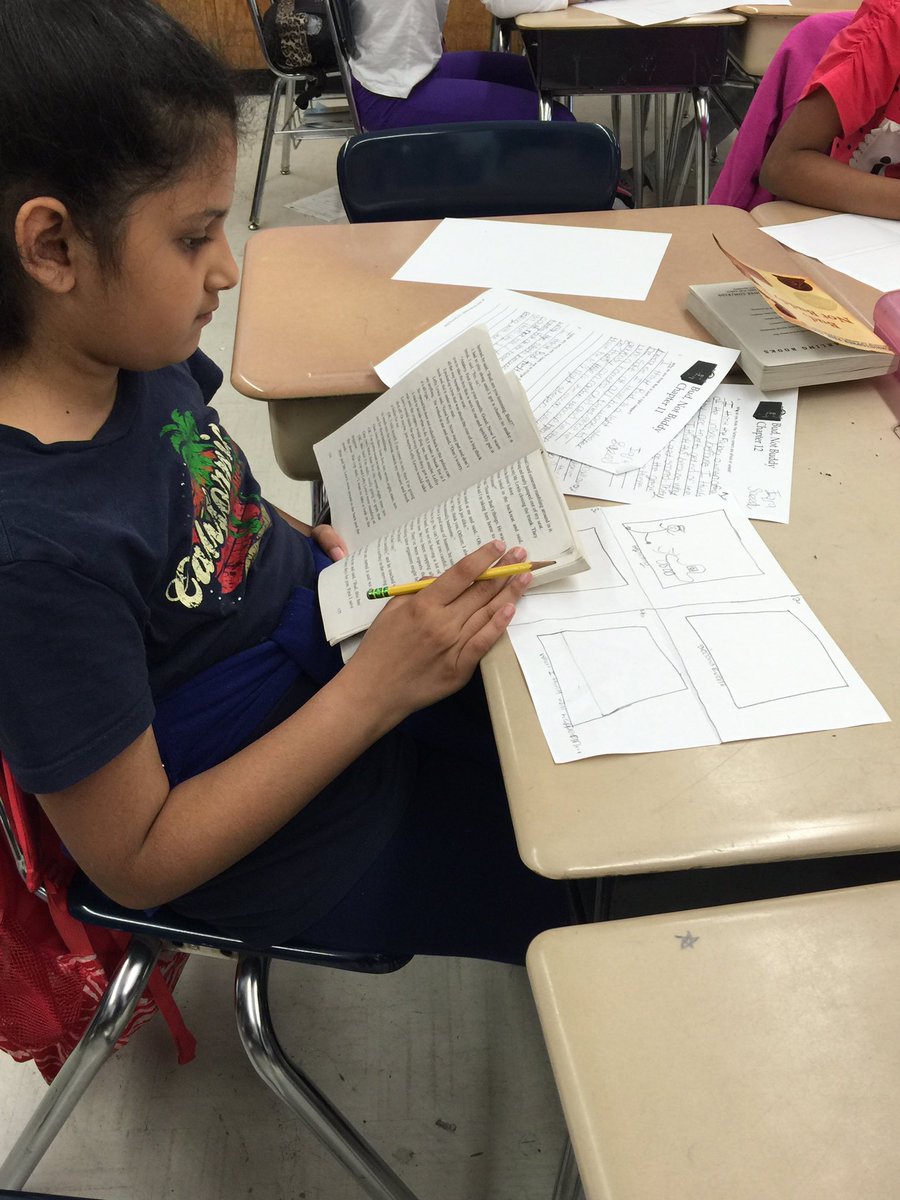 Using our book Bud,  Not Buddy to create a scene in chronological order.#ps76