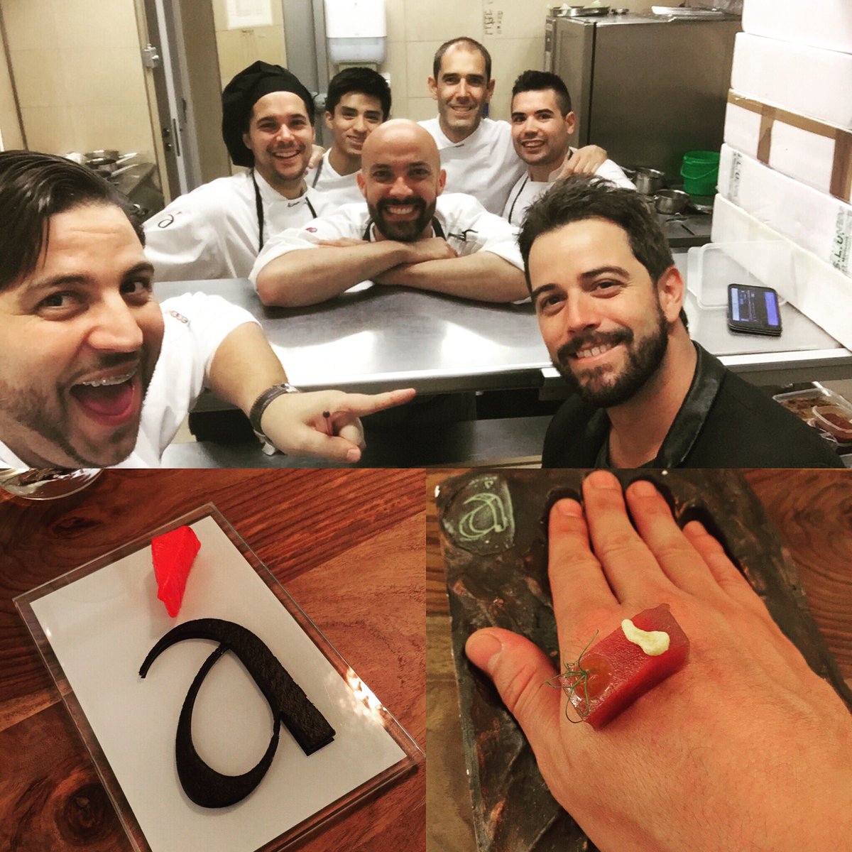 Aprendiendo de los placeres de la cocina ! Gracias <a href="/Ro_Debernardi/">Rodolfo Debernardi</a> <a href="/thetableby/">The Table By</a> @xantyelias  increíble !#madrid