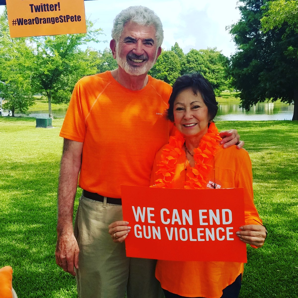 BeTheChangeLuv's tweet photo. #wearorangestpete #wearorange #Enough #NotOneMore #CommonSenseGunLaws  #NationalGunViolenceAwarenessDay @MomsDemand https://t.co/A7Zs7Q2AV3