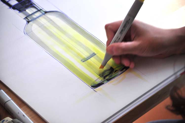 markeruniverse's tweet photo. Industrial Design: Glass Decanter with #Copic https://t.co/1yxdzNW4Cb https://t.co/Ew39VK5hpI