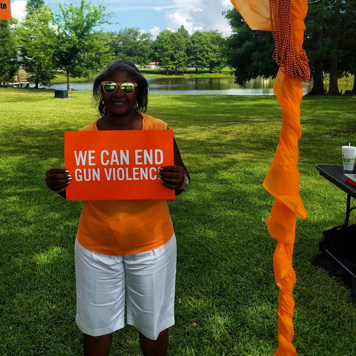 BeTheChangeLuv's tweet photo. #wearorangestpete #wearorange #Enough #NotOneMore #CommonSenseGunLaws  #NationalGunViolenceAwarenessDay @MomsDemand https://t.co/VagxkexbtN