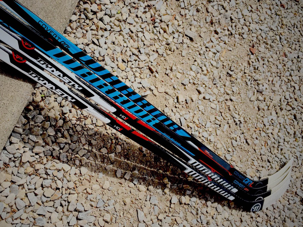 WarriorHockey's tweet photo. What a great looking set of weapons! #CovertQRL #CovertQR1 #DynastyHD1 (pic via @HKYCollective) https://t.co/RJDqTMVZir