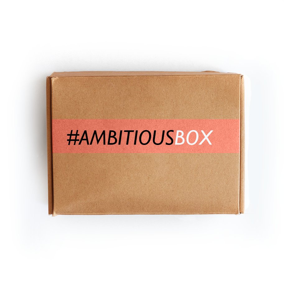 ambitiousbox's tweet photo. We are super excited about this box! https://t.co/TXynWgSvaG Motivation delivered to your doorstep. #ambitiousbox https://t.co/HEEZvXw35z
