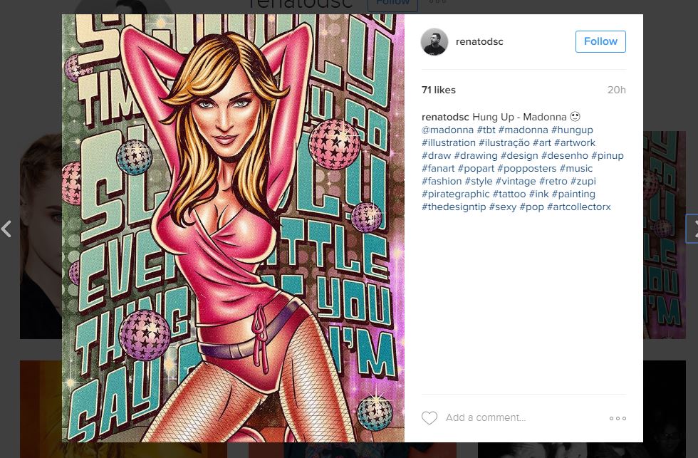 IC_Creativity's tweet photo. We are big on spreading creativity. &amp; not just ours
#IMAGINATIONOFTHEDAY goes to IG @rentaodsc
#madonna #likeavirgin https://t.co/W3uQ5216uN