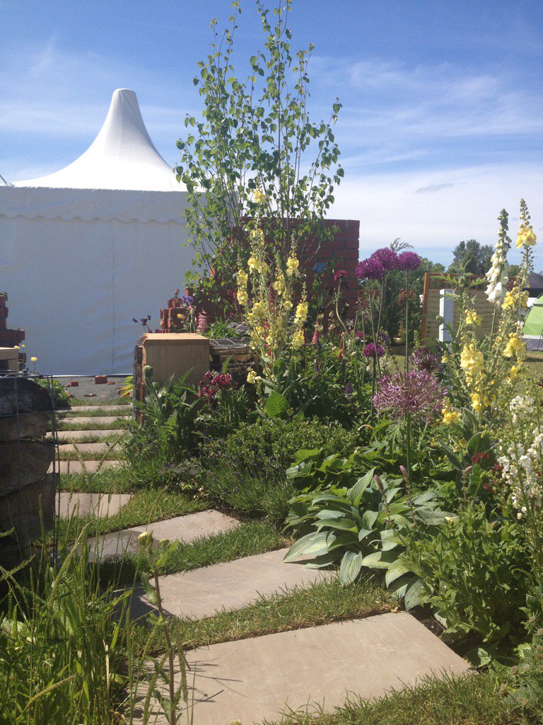 RevEDMcC's tweet photo. A pathway to tranquility, beauty, and hope.  @GardenScotland @macmillancancer #suninthecity #gardenerhaven https://t.co/3x1VK5B1ho