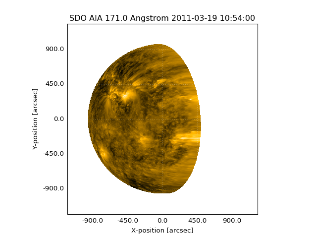 StuartMumford's tweet photo. I have been playing with reprojection of solar images this week. Coming soon to a @SunPyProject gallery near you. https://t.co/4Iud19pF1y