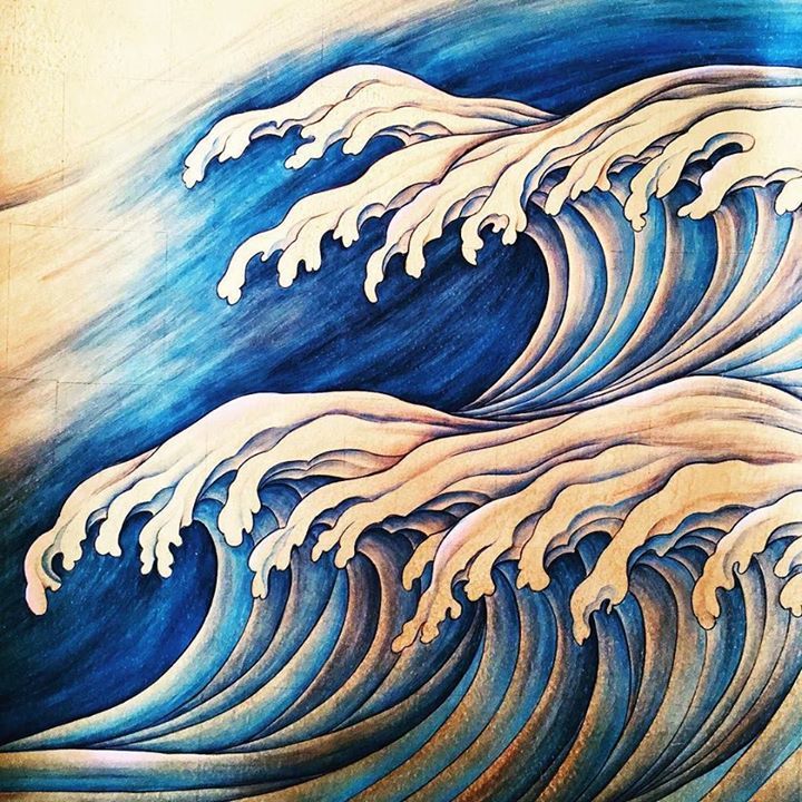 Friday afternoon...making waves 🌊🌊🌊 courtesy of <a href="/graciestudio/">Mike & Jenn Gracie</a> #gracie #handpainted #powder… ift.tt/1Y6YpqR