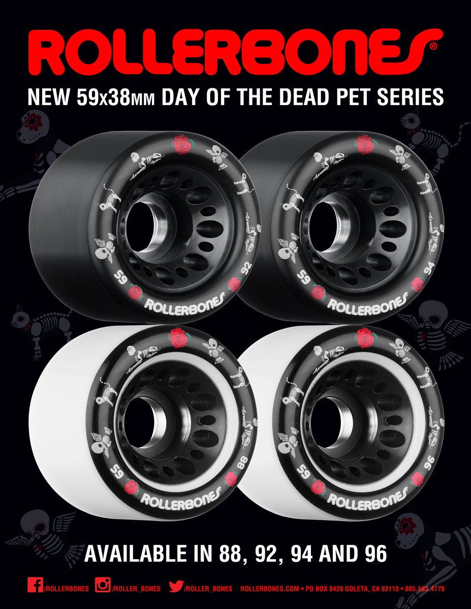 Roller_Bones's tweet image. BRAND NEW! 59mm #petseriesdayofthedeadwheels #rollerbones