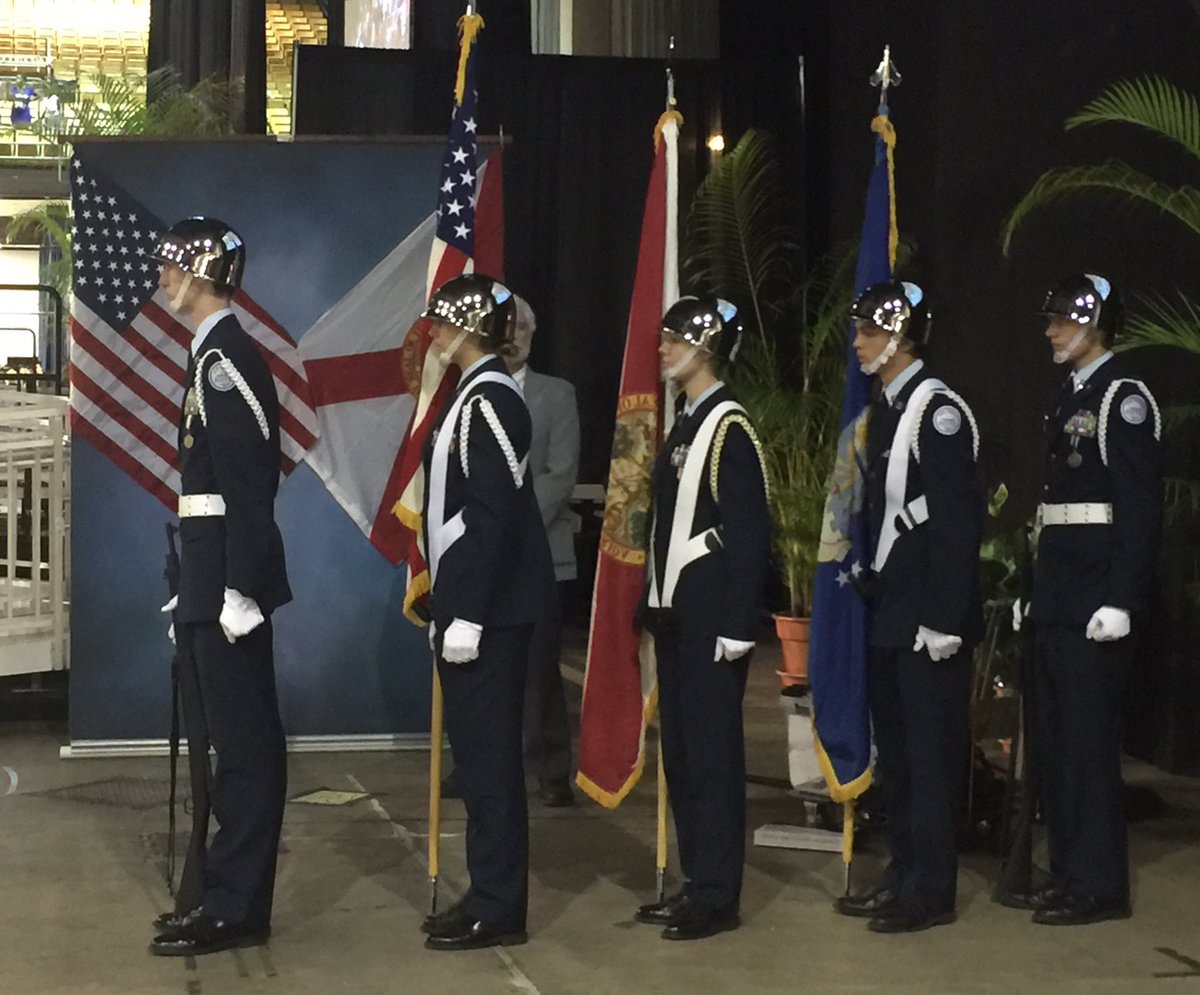 A great night as <a href="/PlantHighSchool/">PlantHighSchool</a> confers 575 graduates! <a href="/Jeff_Eakins/">Jeff Eakins</a> met Q Markowski, a leader in his community.