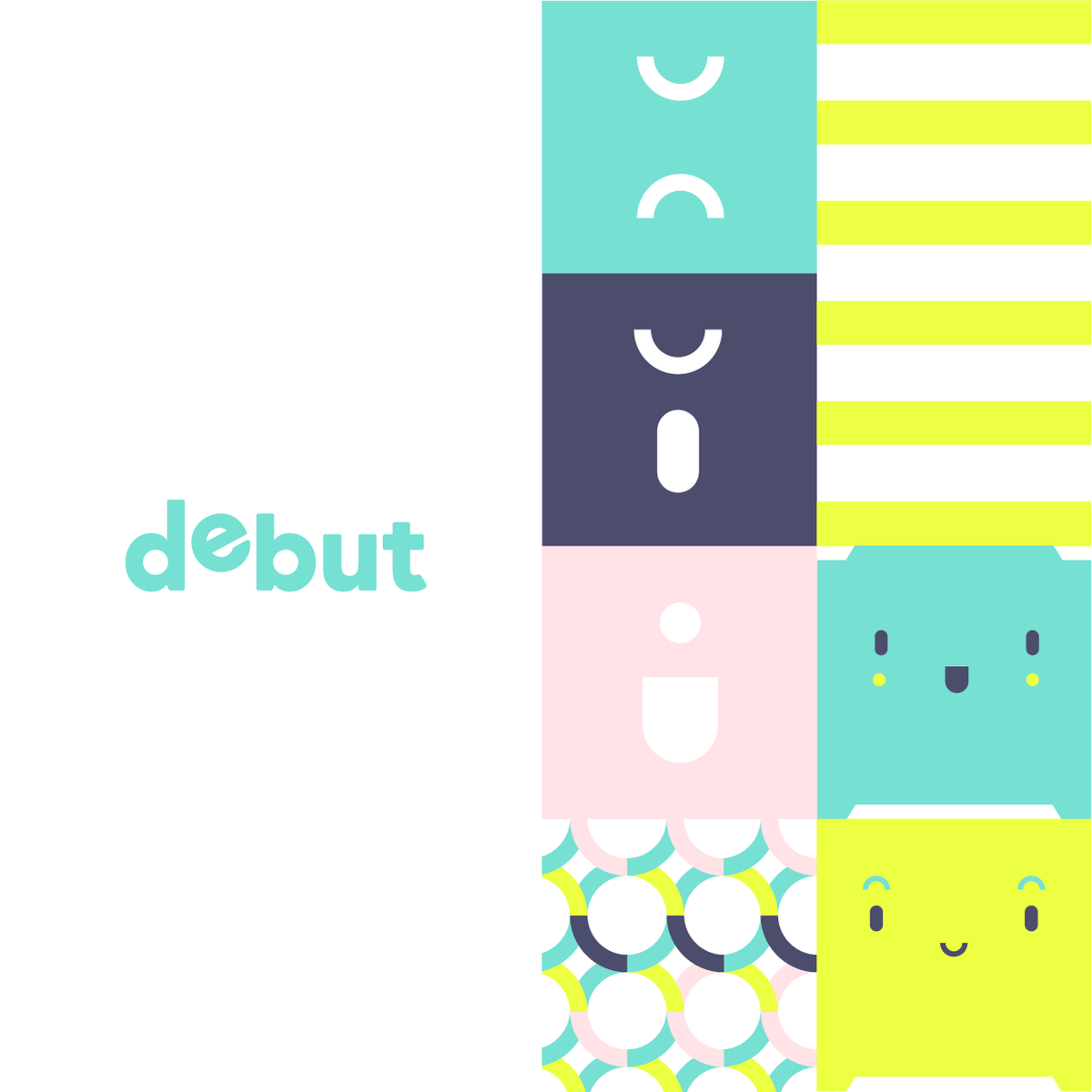 Learning to see the world through the eyes of a child. Branding preview for Debut.