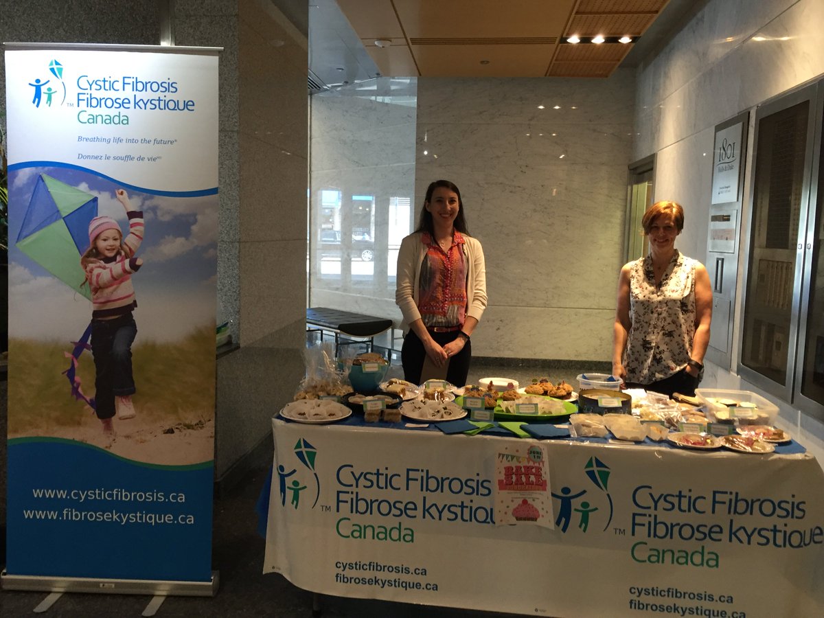 RossPDrake's tweet photo. Thanks to Sigma staff for bake sale to support @CFCanadaWalk. $1239 raised. It was delicious!  #aworldwithoutcf https://t.co/qxCVEwDHzF