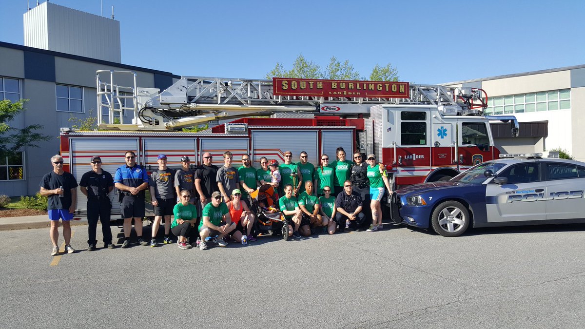 Torch has been handed off to SBFD and SBFD Runners to continue down Williston Rd. Great job so far! <a href="/SBPolice1/">South Burlington Police</a> <a href="/SOVT/">Special Olympics VT</a>