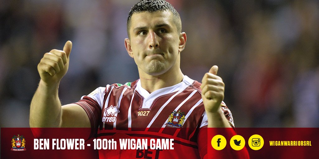 Well done to <a href="/bennyflower/">bennyy</a> on his 100th Wigan appearance tonight