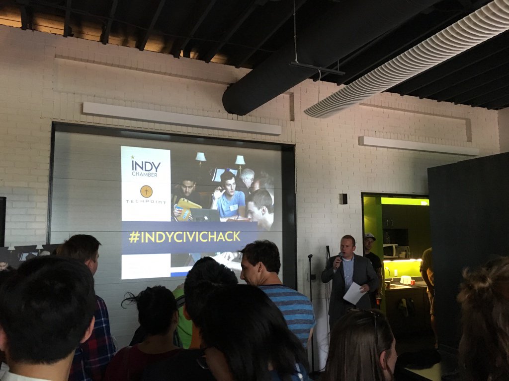 connectthink's tweet photo. Kicking off #IndyCivicHack by @IndyChamber! https://t.co/erm9GBrT6j
