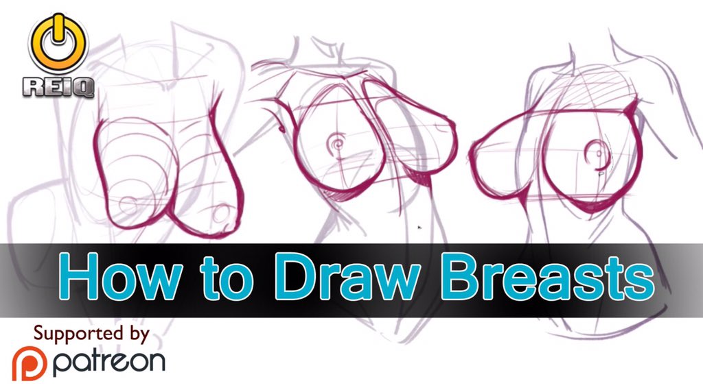 𝗥𝗘𝗜𝗤 on X: How To Draw Breast Tutorial on Patreon! Pledge $5 or more  to access this content!   / X
