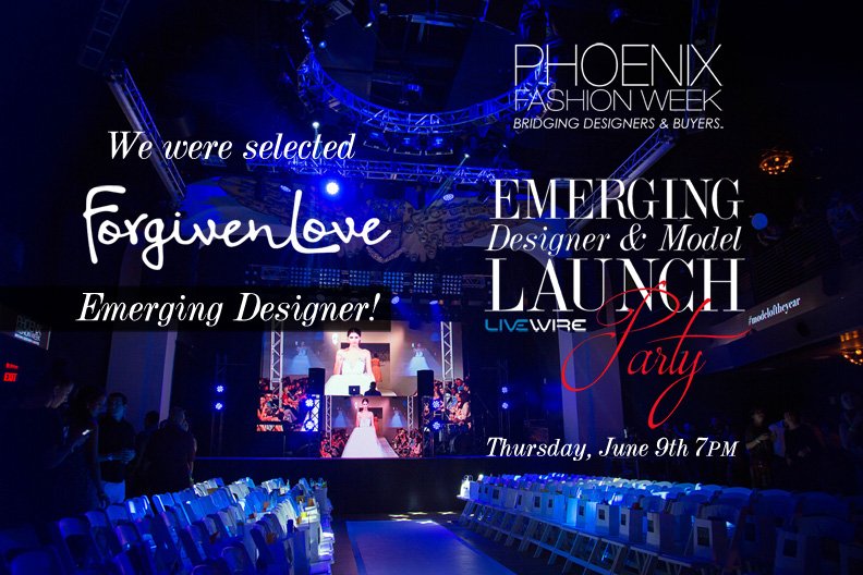 TheForgivenLove's tweet photo. We can officially announce that #forgivenlove is competing in @PHXFashionWeek 2016! Spread the word! #Phoenix https://t.co/lFj2ixGuvP