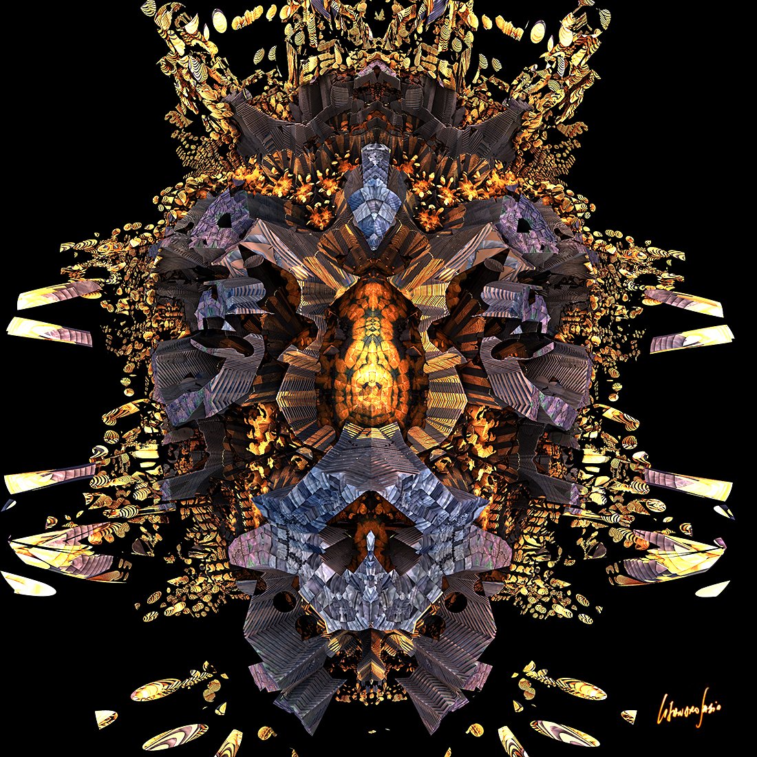 ArteGenerativo's tweet photo. #Ancient #Mask #Fractal #Scince #art #technology https://t.co/3gjv1oxsJS