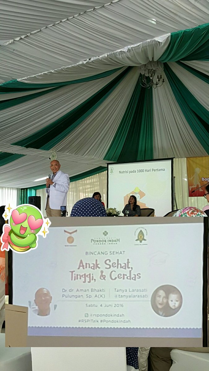 sInta_Cipinky's tweet photo. Weekendnya mommy baru adl ikut acara bincang sehat "Anak Sehat,Tinggi&Cerdas" @amanpulungan #RSPITalk #PondokIndah https://t.co/I3IHeNAI2x