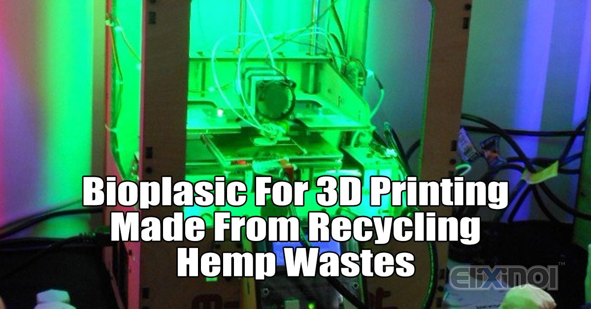 ElixinolCBD's tweet photo. Bioplasic for 3D Printing Made from Recycling Hemp Wastes https://t.co/1iJjCKR2wn https://t.co/ob2tl92CMp