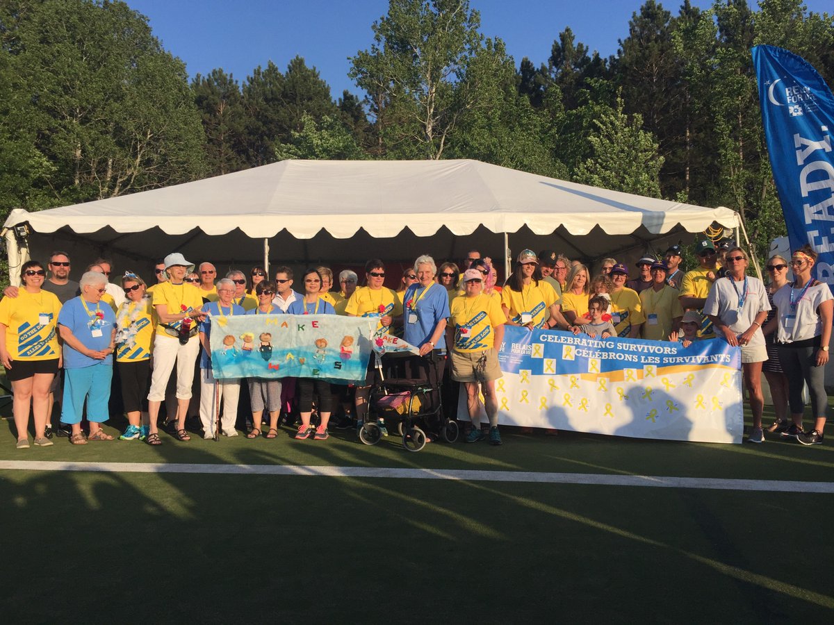 RFLinOttawa's tweet photo. Our survivors on hand. Our inspiration. #RelayForLife #RFLinOttawa https://t.co/QerDhncd4B