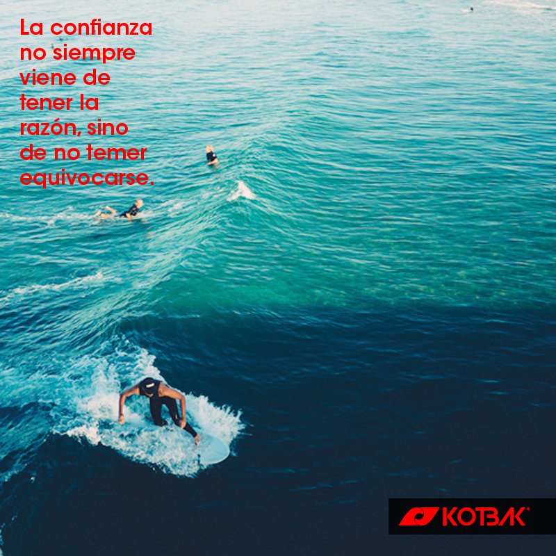 kotbaksv's tweet photo. "La confianza no siempre viene de tener la razón, sino de no temer equivocarse."
#inspiration #FollowOurWave https://t.co/R4Q3QLqUSc