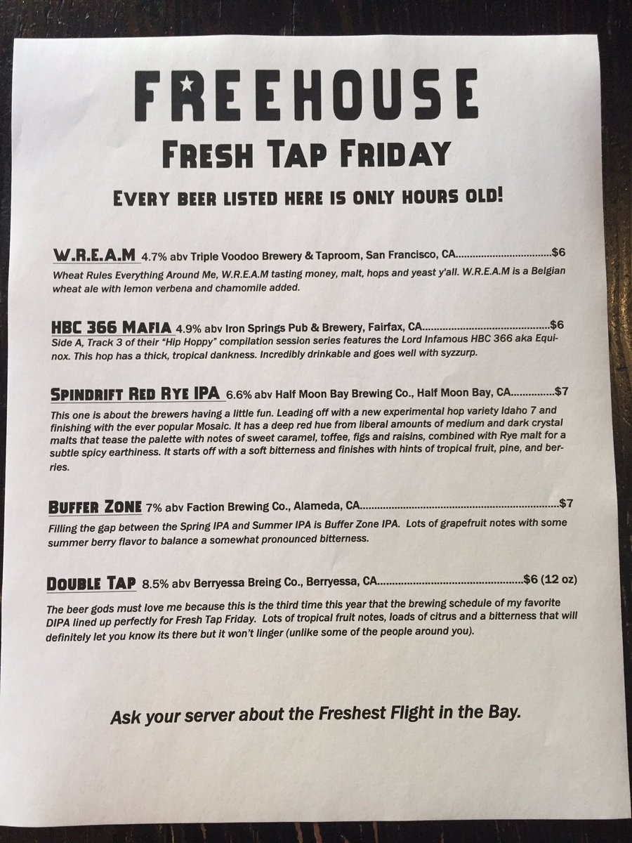 Freehouse2700's tweet photo. We got baseball, we got hockey and we got the freshest beer around. All we're missing is you  #FTF  #beer #freshbeer https://t.co/6wWDGErm9W