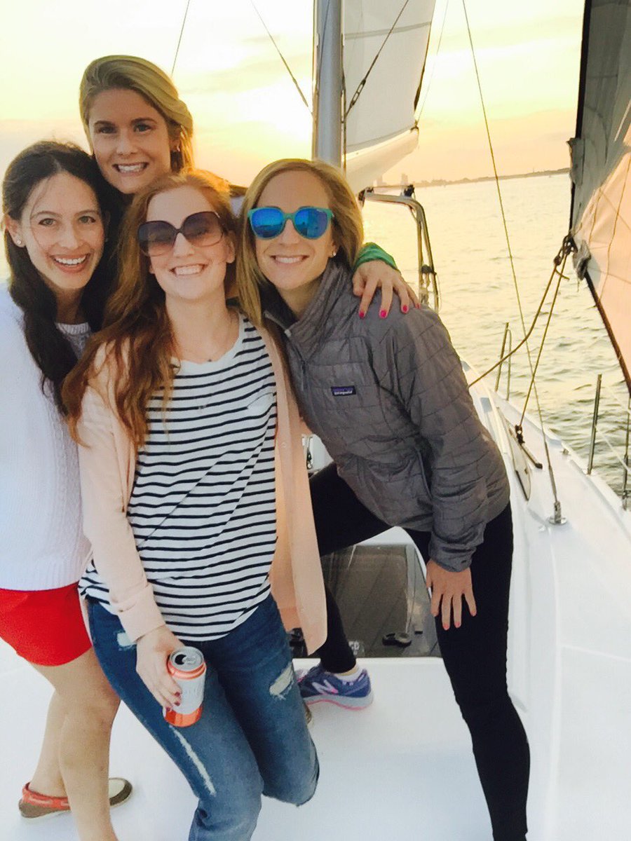 Sailing on the deep blue seas after Elle's great day with @ECLIAO