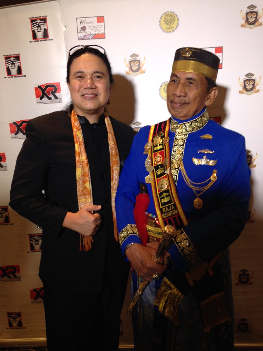 iffehc's tweet photo. Director @damiendematra with King of Tallo during Red Carpet in IFFEHC 2016 to celebrate #WorldEnvironmentDay https://t.co/W4WywEPOxL
