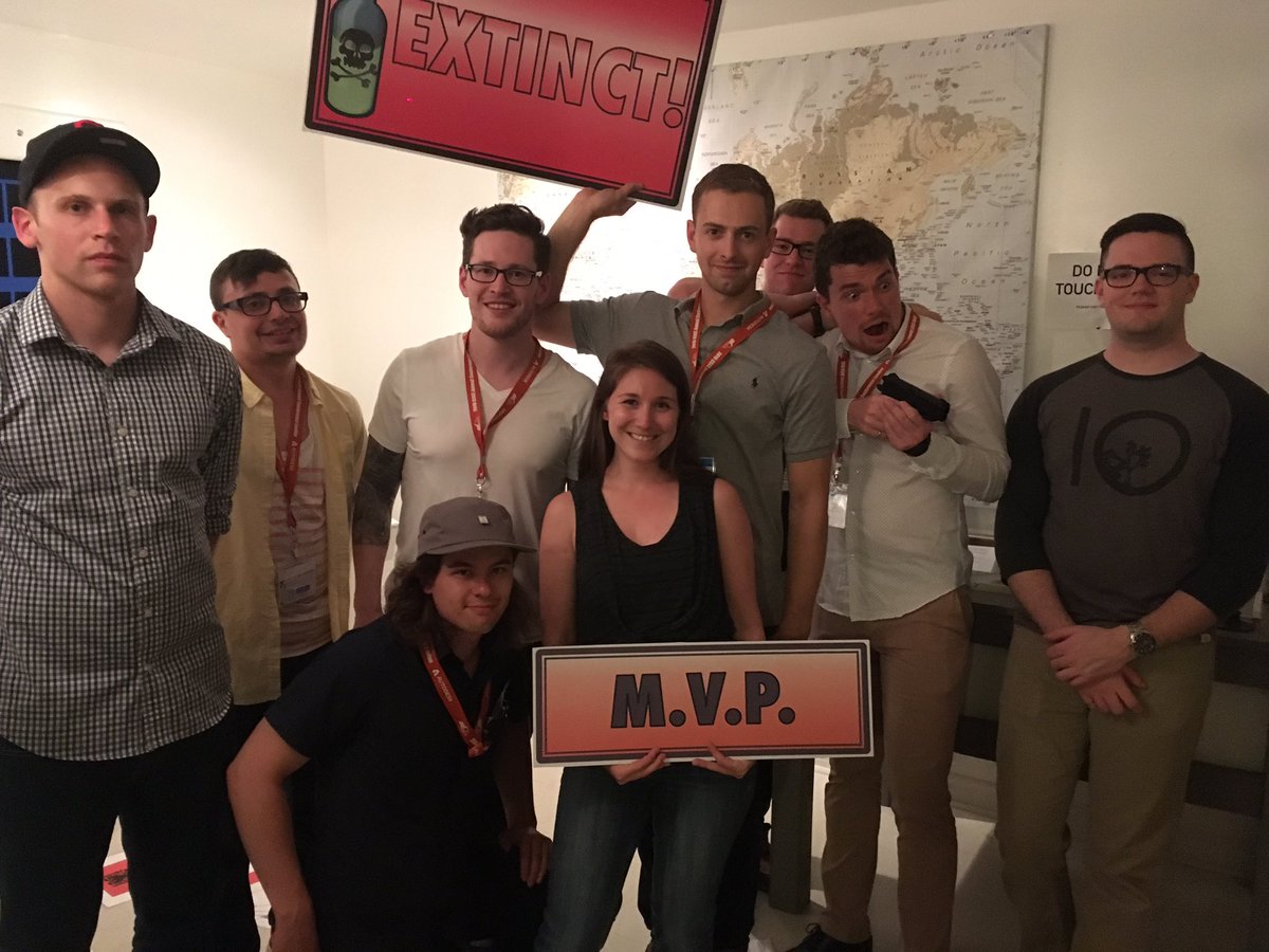 csce2016's tweet image. The &quot;not winners&quot; of the escape room challenge!