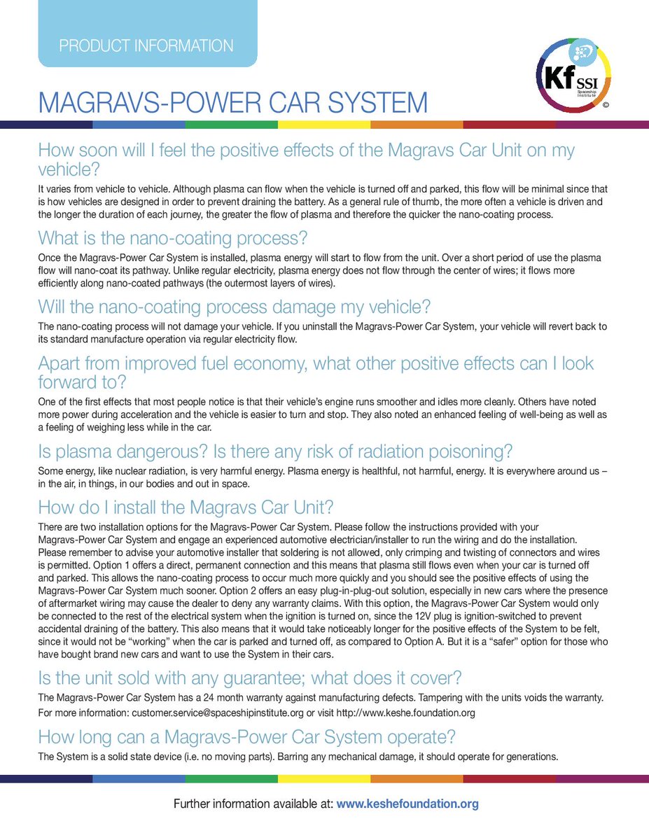 Magrav car power unit