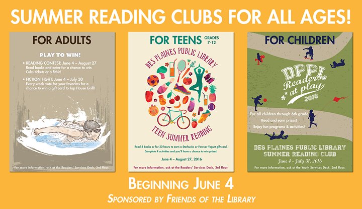 DPPL's tweet photo. Summer Reading Clubs at DPPL start Saturday June 4th. All the details: https://t.co/eSmwTSQlFy https://t.co/P9ApM5VF9n