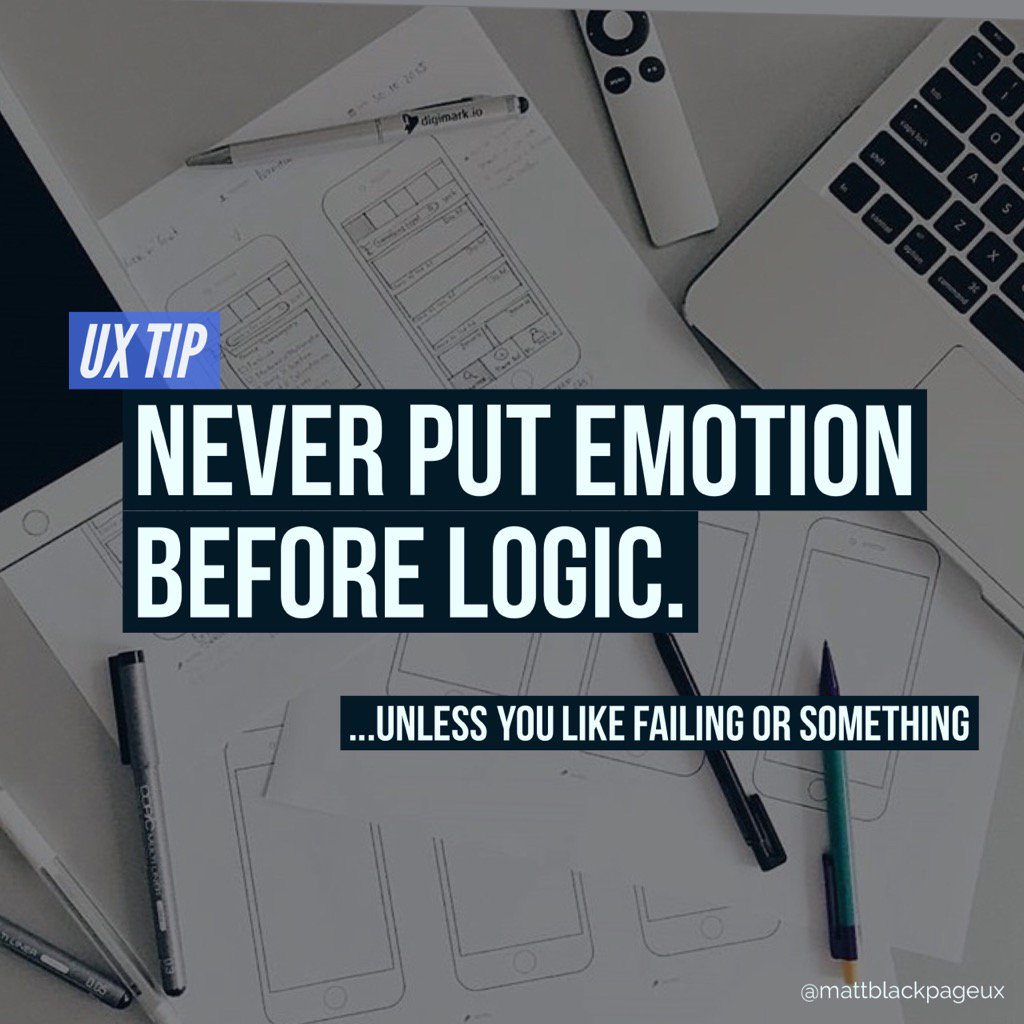 matt_uxl's tweet photo. #uxtips #UX #UserExperience #uxui #design #uxdesign #designerproblems #startup #NYC #logic #uxlogic #website https://t.co/kRr9N39gH0