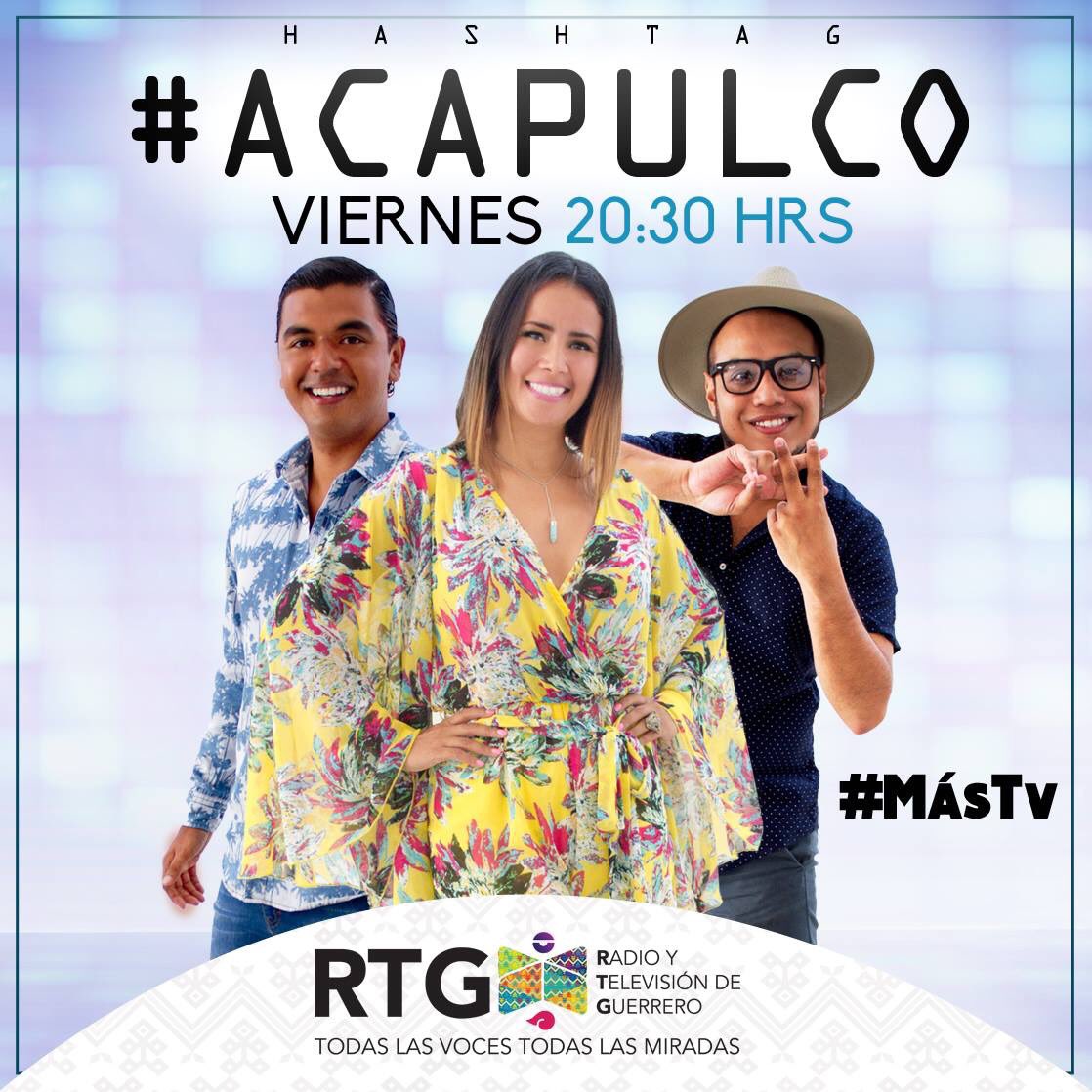 RadioTvGuerrero's tweet photo. Conoce las nuevas y mejores tendencias en @HashTagAcapulco a partir de las 8:30PM | #MásTv https://t.co/wnySFNPjyJ https://t.co/CPFEp7GpwJ