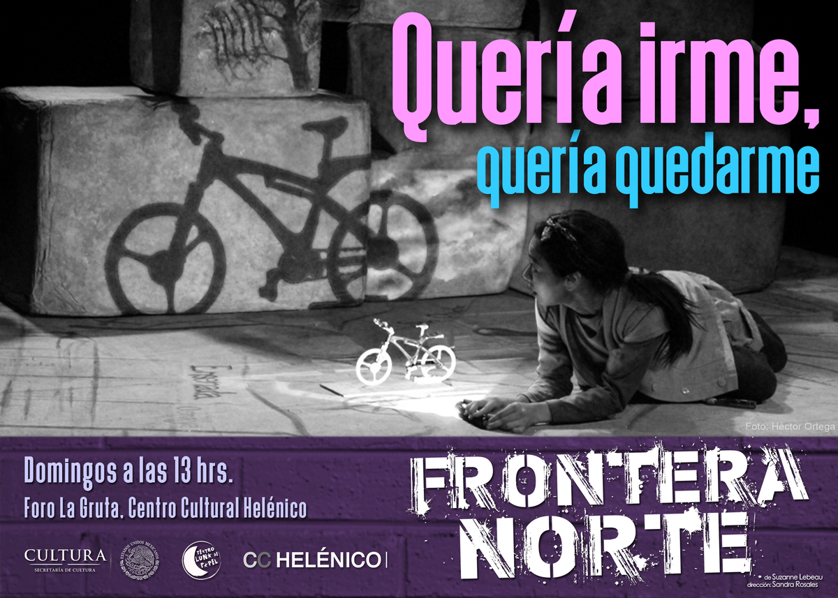 teatrolunapapel's tweet photo. ¿Por qué los niños se cruzan la frontera? #FronteraNorte #NiñezMigrante @Helenico @smigrante @Sinfronteras_1 https://t.co/Pk7R51Y7bV