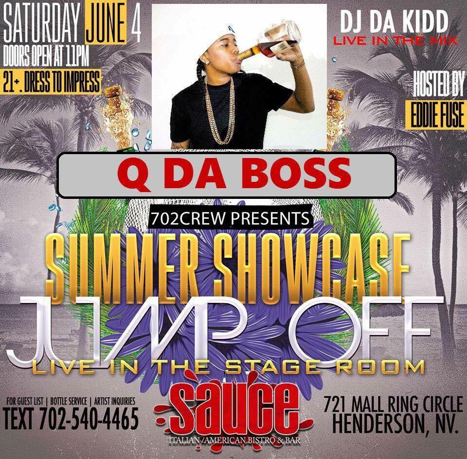 QDaBossA1's tweet photo. Q Da Boss Live in Las Vegas,NV 
June 4th,2016 
#A1 #WestGood Wit Guest @RiccRocc_ https://t.co/lAWtSlMRZV